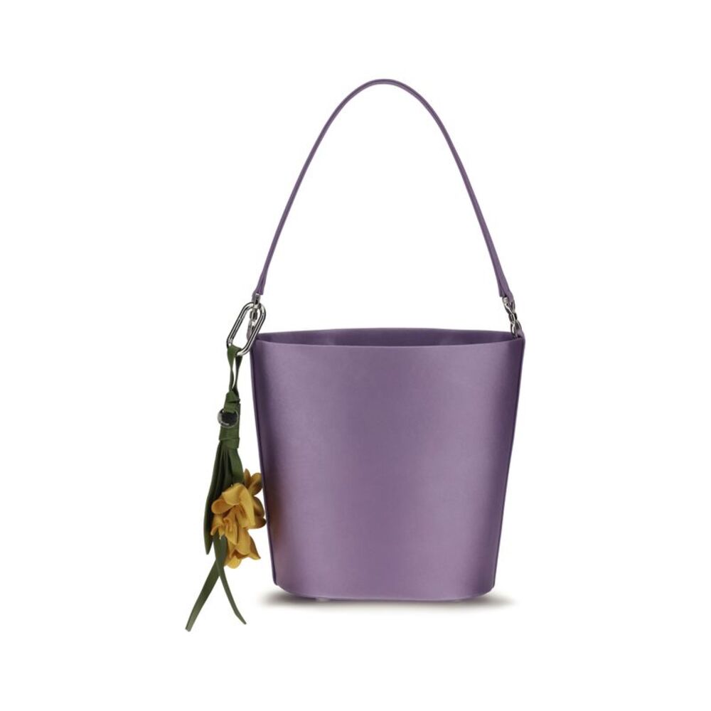 Self-Portrait Women Satin Bucket Bag